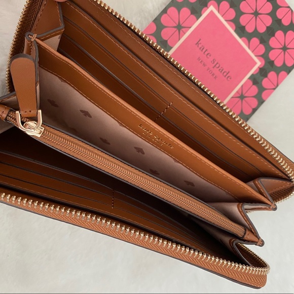 Kate Spade Brown Continental Large Wallet